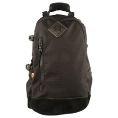 VISVIM Black Nylon & Suede Ballistic 20L Backpack Bag