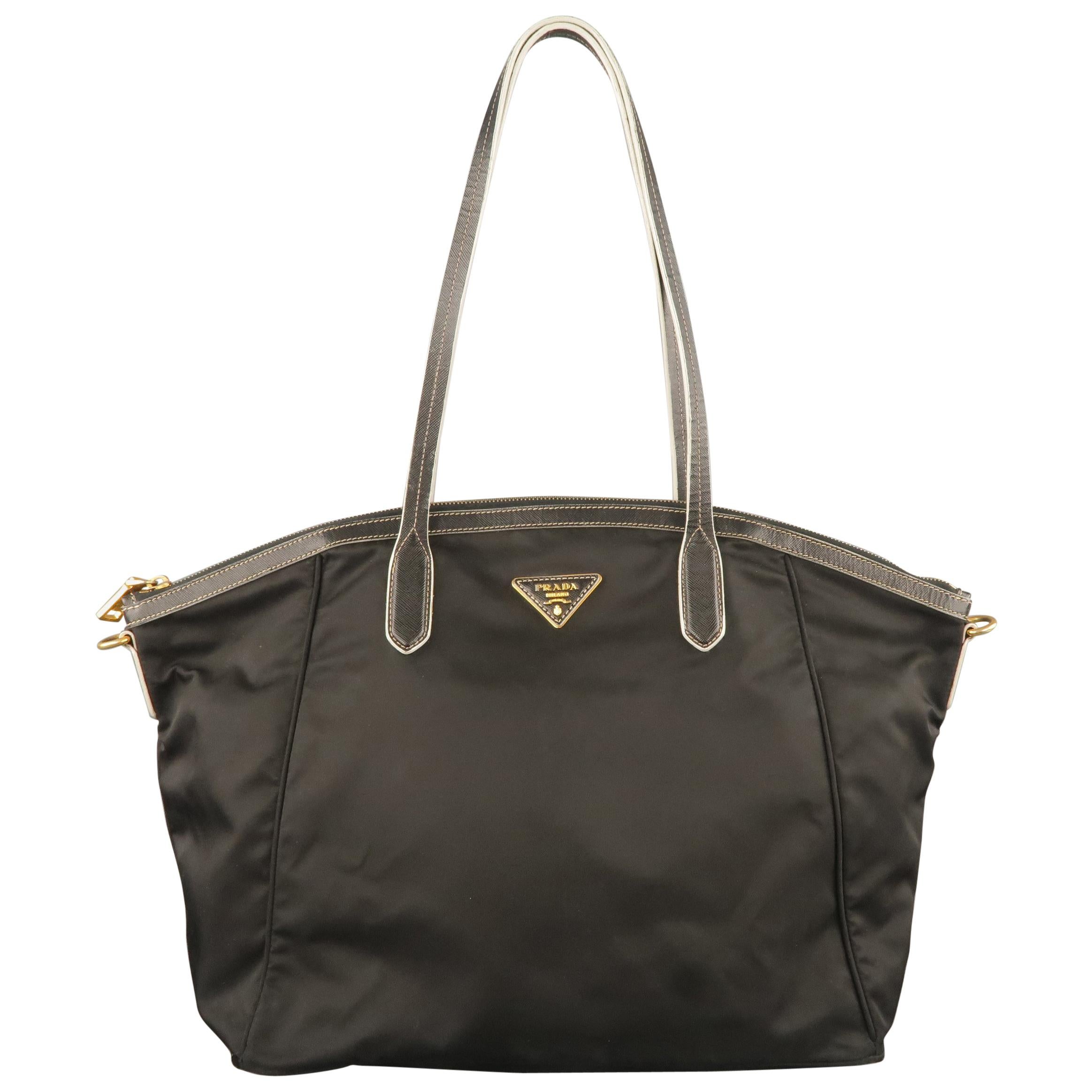 prada black tote handbags