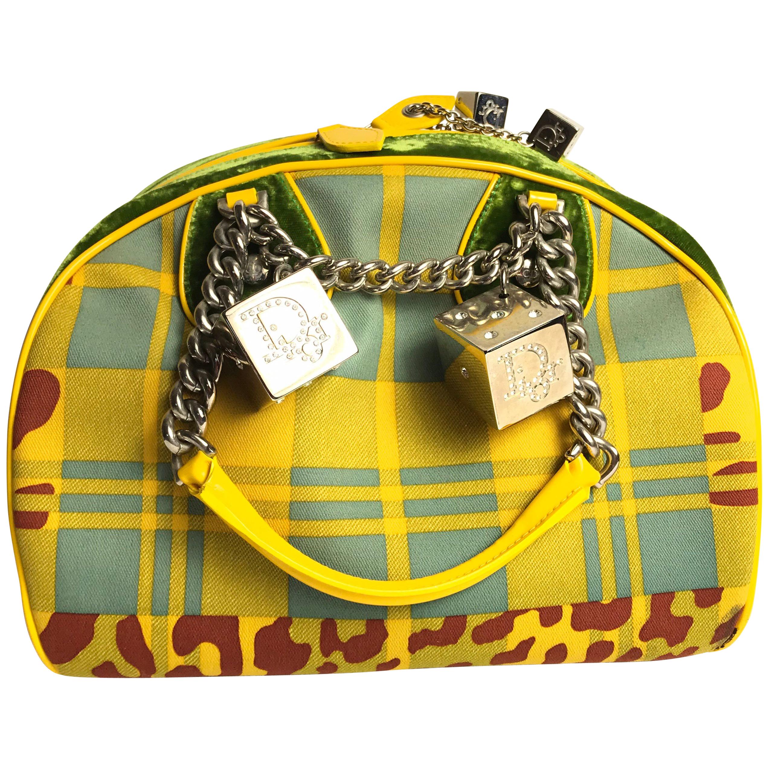Christian Dior Gambler Dice Bowler Bag at 1stDibs | dior gambler bag ...