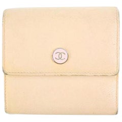 Vintage Chanel Pink Button Line 32cca41017 Wallet