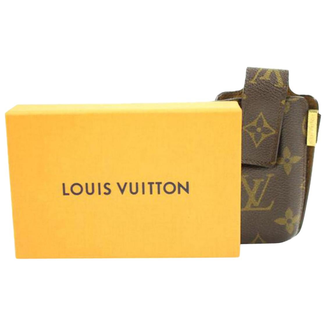 Louis Vuitton Brown Monogram Etui Mobile Case 27lva3117 im Angebot