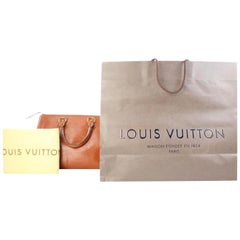 Louis Vuitton Speedy Kenya 25 214589 Brown Leather Satchel