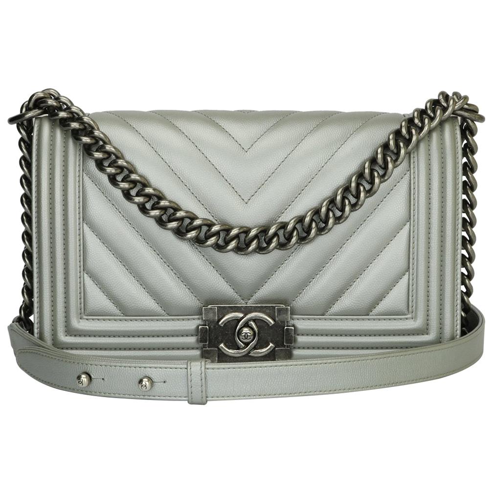 Chanel Navy Blue Jersey Paris-Dallas Embroidered Flap Bag Ruthenium Hardware, 2014 - 2015 (Very Good)