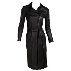Black Gucci by Tom Ford Leather Trench Coat For at 1stDibs | tom ford trench coat, tom ford gucci leather trench coat, gucci tom ford leather jacket