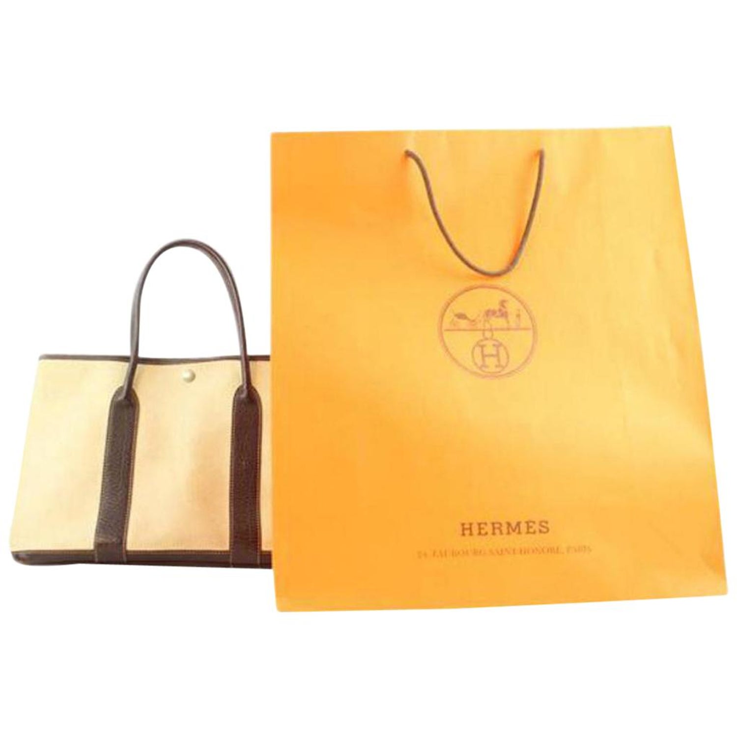 HERMES ia Garden Party Tote Bag at Rice and Beans Vintage