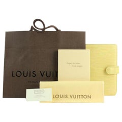 Louis Vuitton Vanilla ( New Inserts Epi Leather Agenda Pm 75lva13117