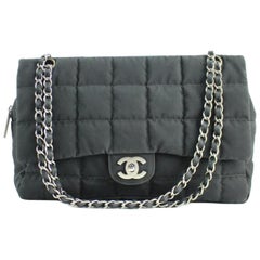 Chanel Classic Flap Quilted Jumbo Shw 25cca12317 Black Shoulder Bag