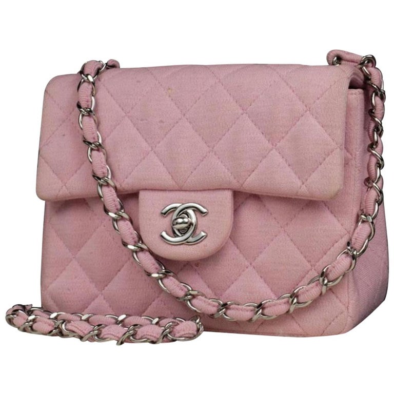 Chanel Classic Flap Quilted Canvas Mini Square Crossbody 215367 ...