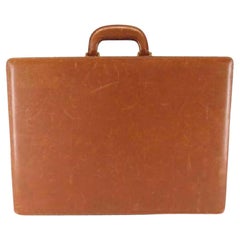 Vintage Gucci Brown Leather Attache Hard Briefcase 215832