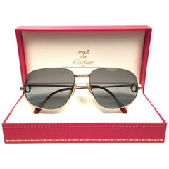 Cartier Vintage Romance Santos 58mm Titanium France Sunglasses
