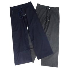 Louis Vuitton Black Pants Set 218988 Trouser/Wide Leg Jeans