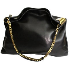 Gucci Black Leather Shoulder Bag