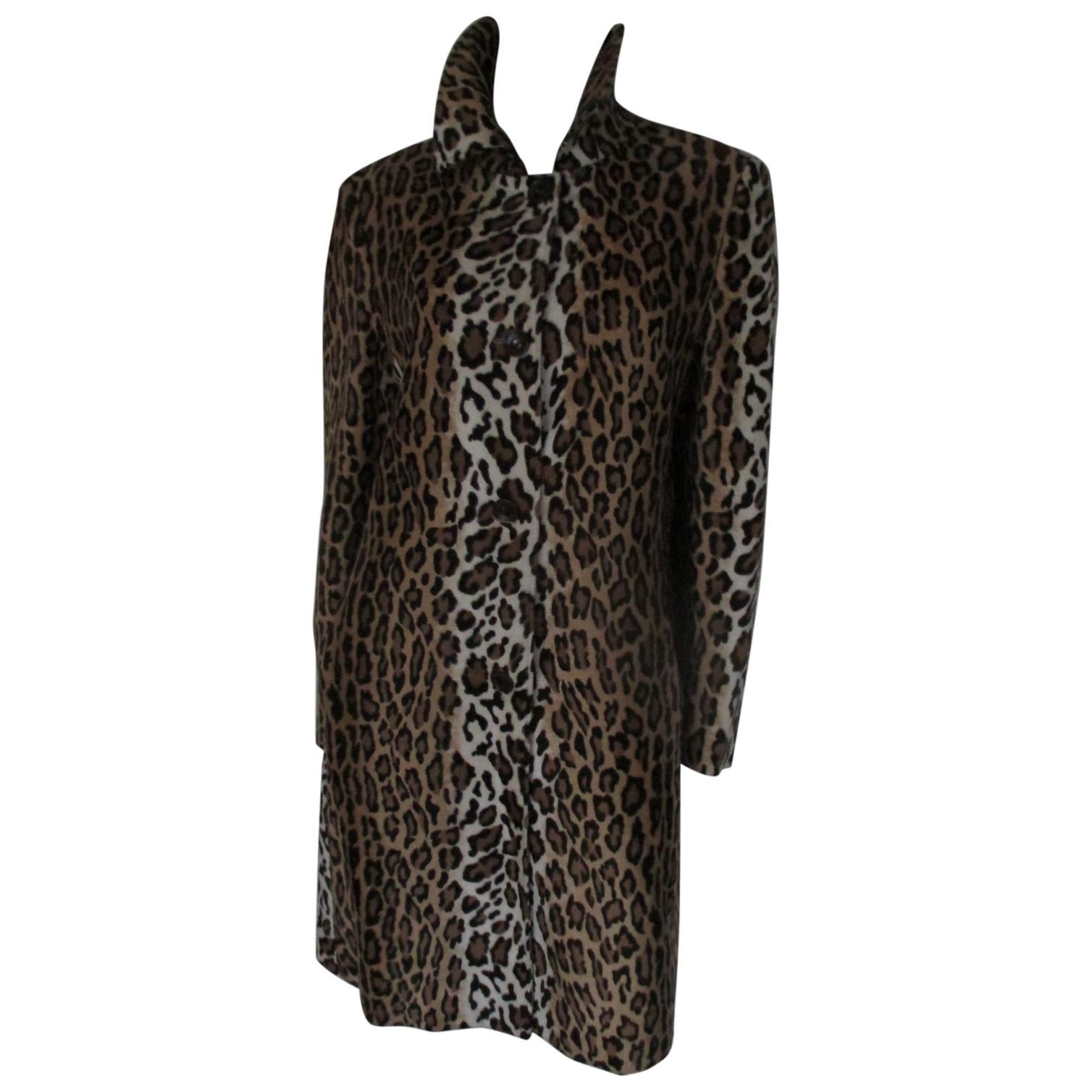 Moschino Leopard print coat