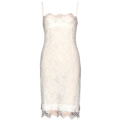 Dolce & Gabbana White Lace Corset Dress
