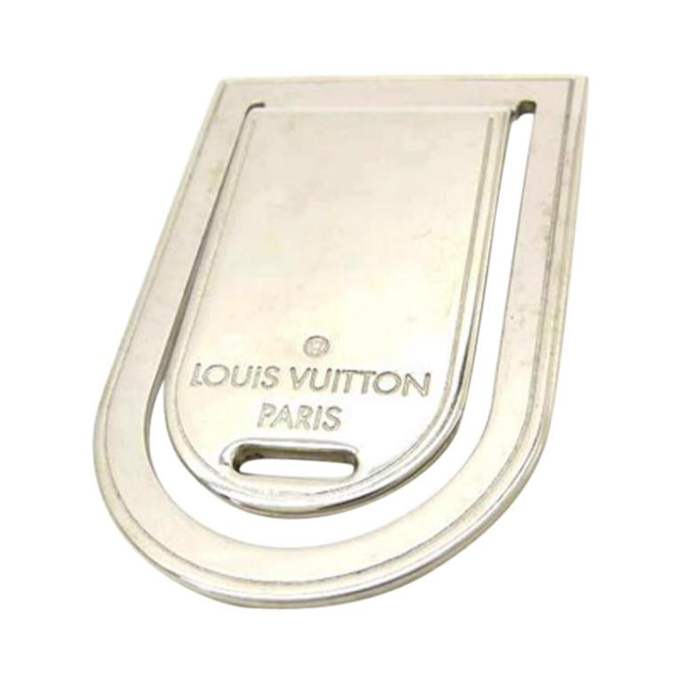 Louis Vuitton Silver Money Clip 221016 im Angebot