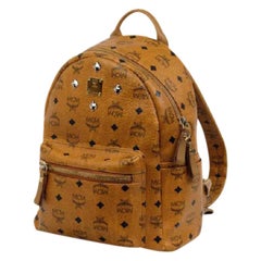 MCM Mc Mini-219718 Brown Leather Backpack