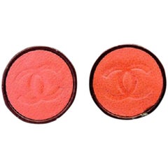 Chanel Pink X Purple 00a Cc 219504 Earrings