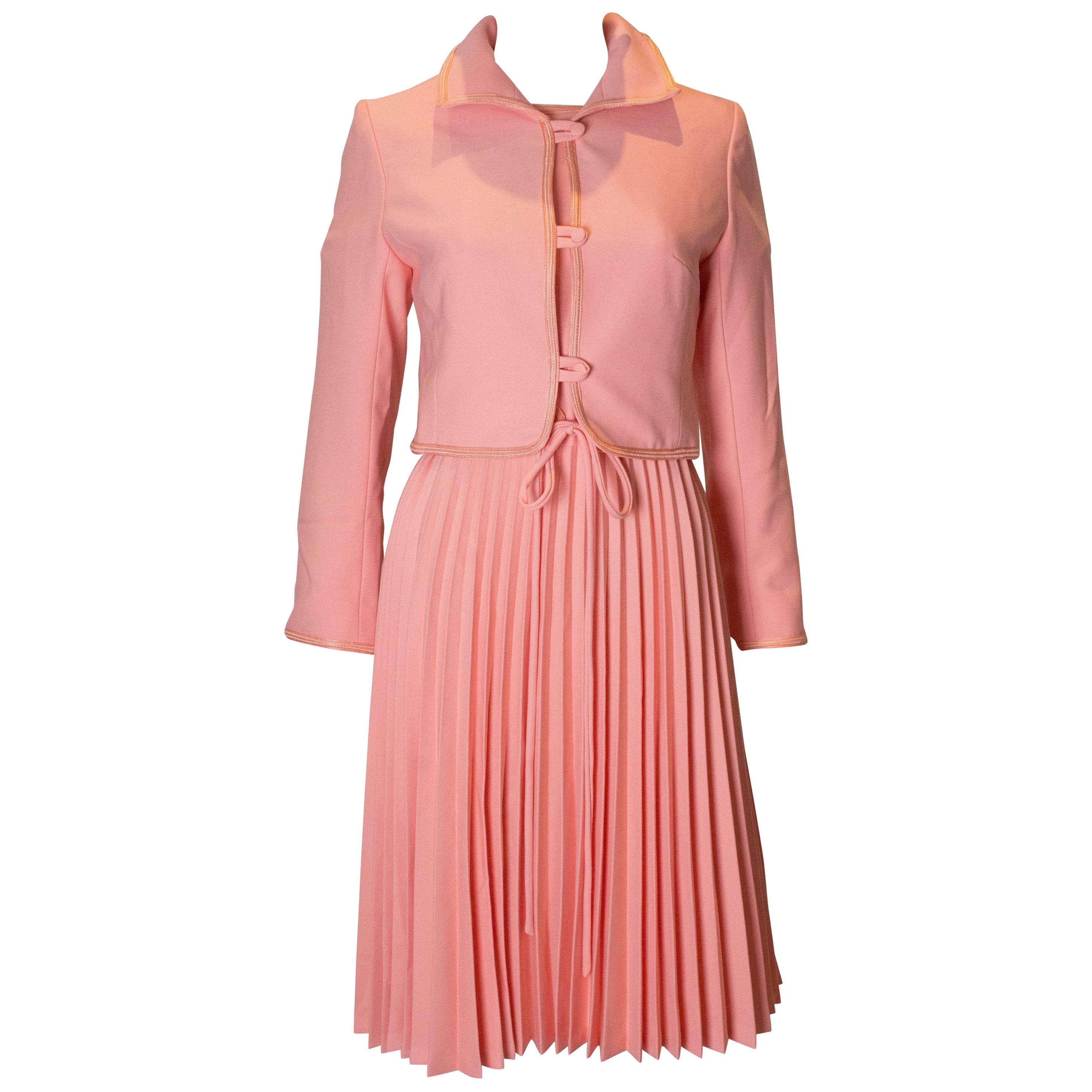 Vintage Peggy French Couture Dress and Jacket at 1stDibs | peggy french ...