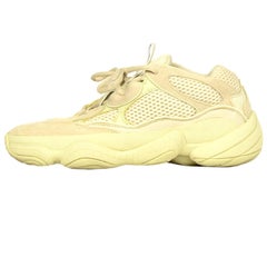 Adidas x Yeezy '18 500 Desert Rat Super Moon Yellow Tint Sneakers Sz M 7, W 8.5