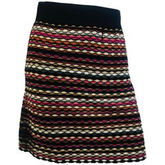 M Missoni Merino Wool A-Line Skirt