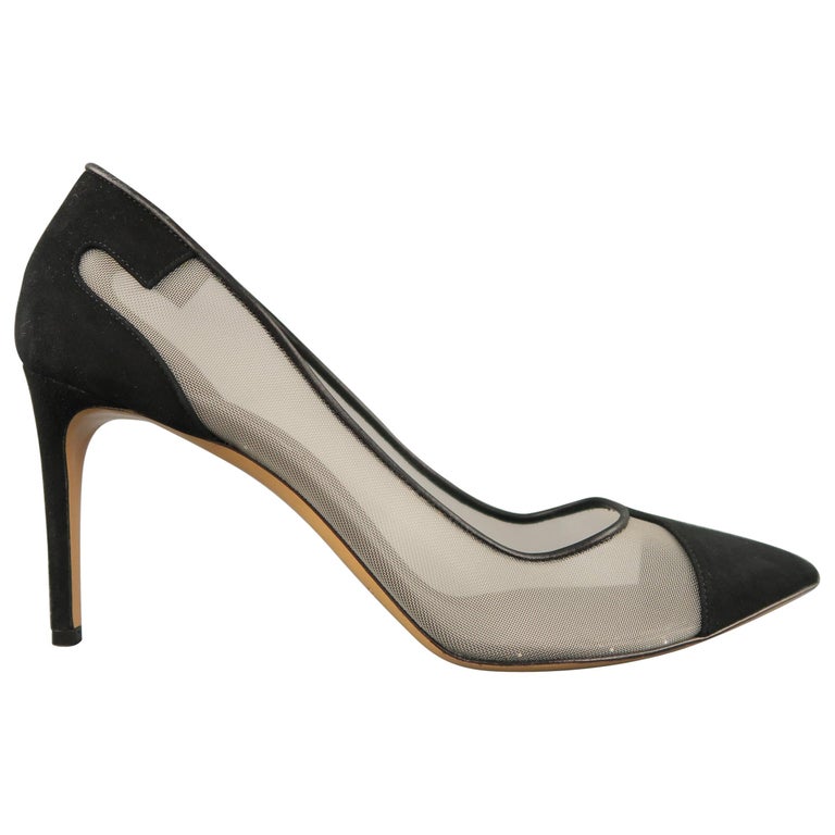 et eller andet sted aktivitet blyant CASADEI Size 12 Black Mesh and Suede Pointed Pumps For Sale at 1stDibs | black mesh pumps et eller andet sted aktivitet blyant CASADEI Size 12 Black Mesh and Suede Pointed Pumps For Sale at 1stDibs | black mesh pumps