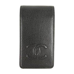 Chanel Black Noir Caviar Iphone 4s Case 218162