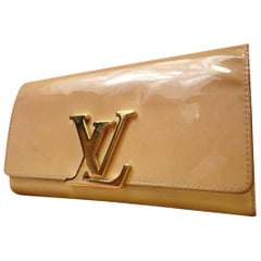 Vintage Louis Vuitton Beige Louise Portefeuille Long Clutch 218916 Wallet