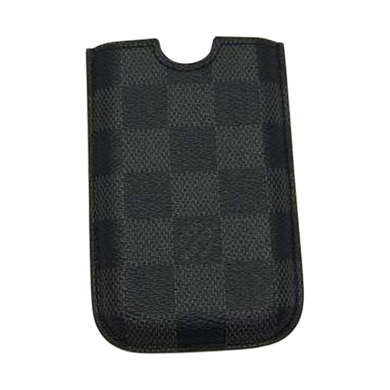 Louis Vuitton Black Damier Graphite 3g Iphone Case 218445 Tech Accessory im Angebot