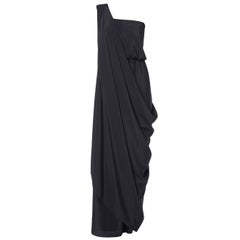 Retro Halston black dress, circa 1975