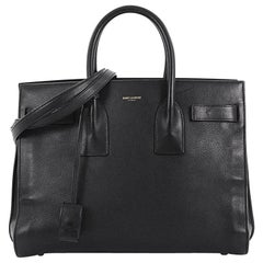 Used Saint Laurent Sac de Jour Handbag Leather Smal