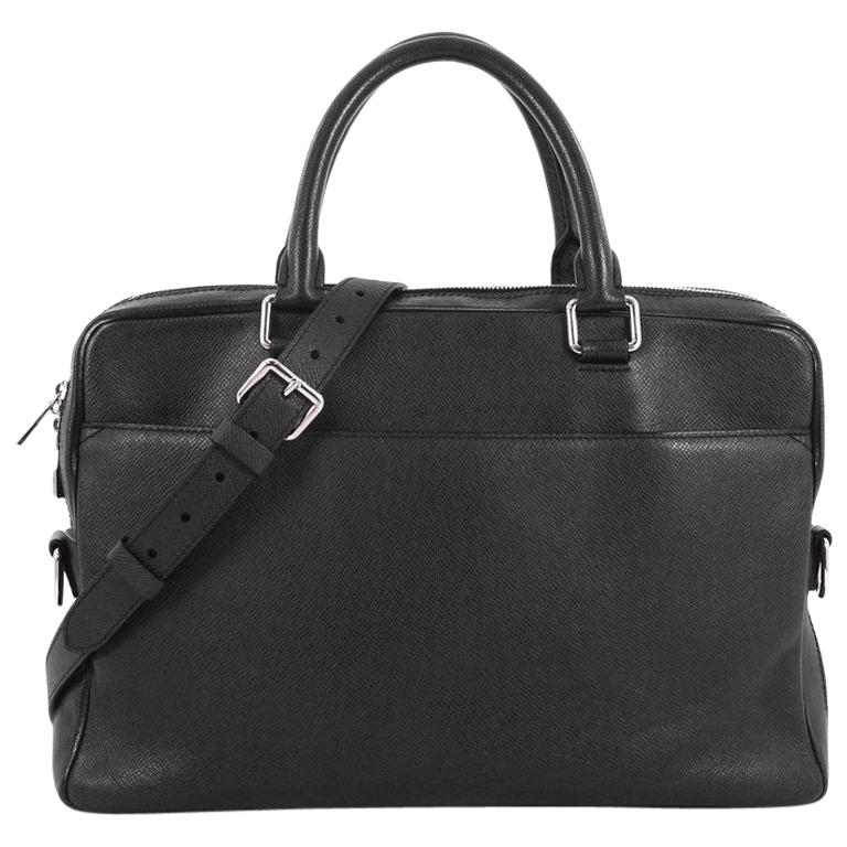 Louis Vuitton Porte-Documents Business Bag Taiga Leather PM,
