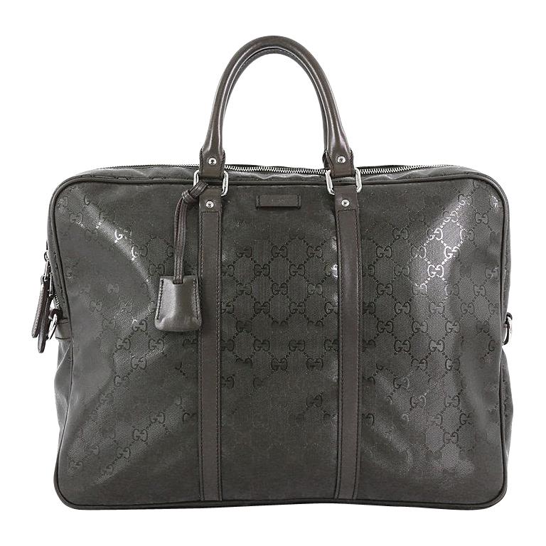 Gucci Convertible Briefcase GG Imprime Large