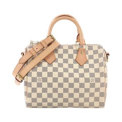 Used Louis Vuitton Speedy Bandouliere Bag Damier 25