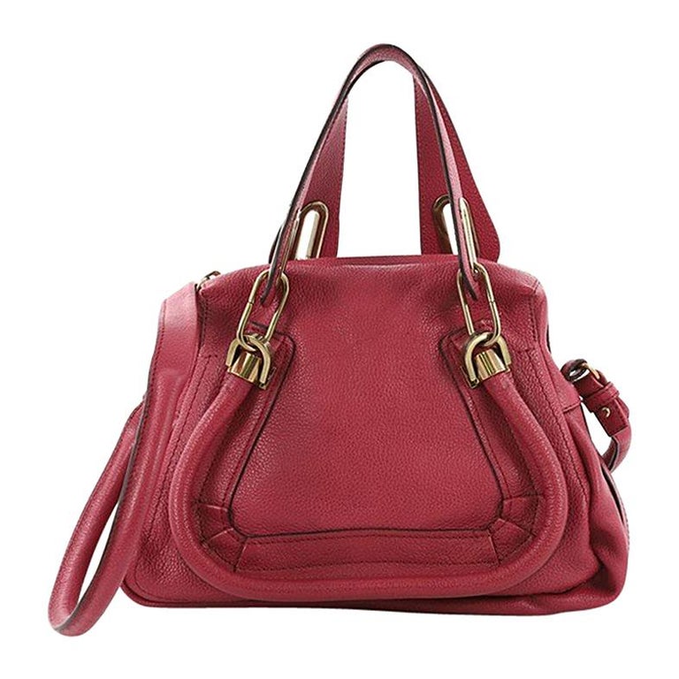 Chloe Paraty Top Handle Bag Leather Small at 1stDibs