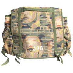 Rare 1980s Jean Paul Gaultier unisex large print backpack