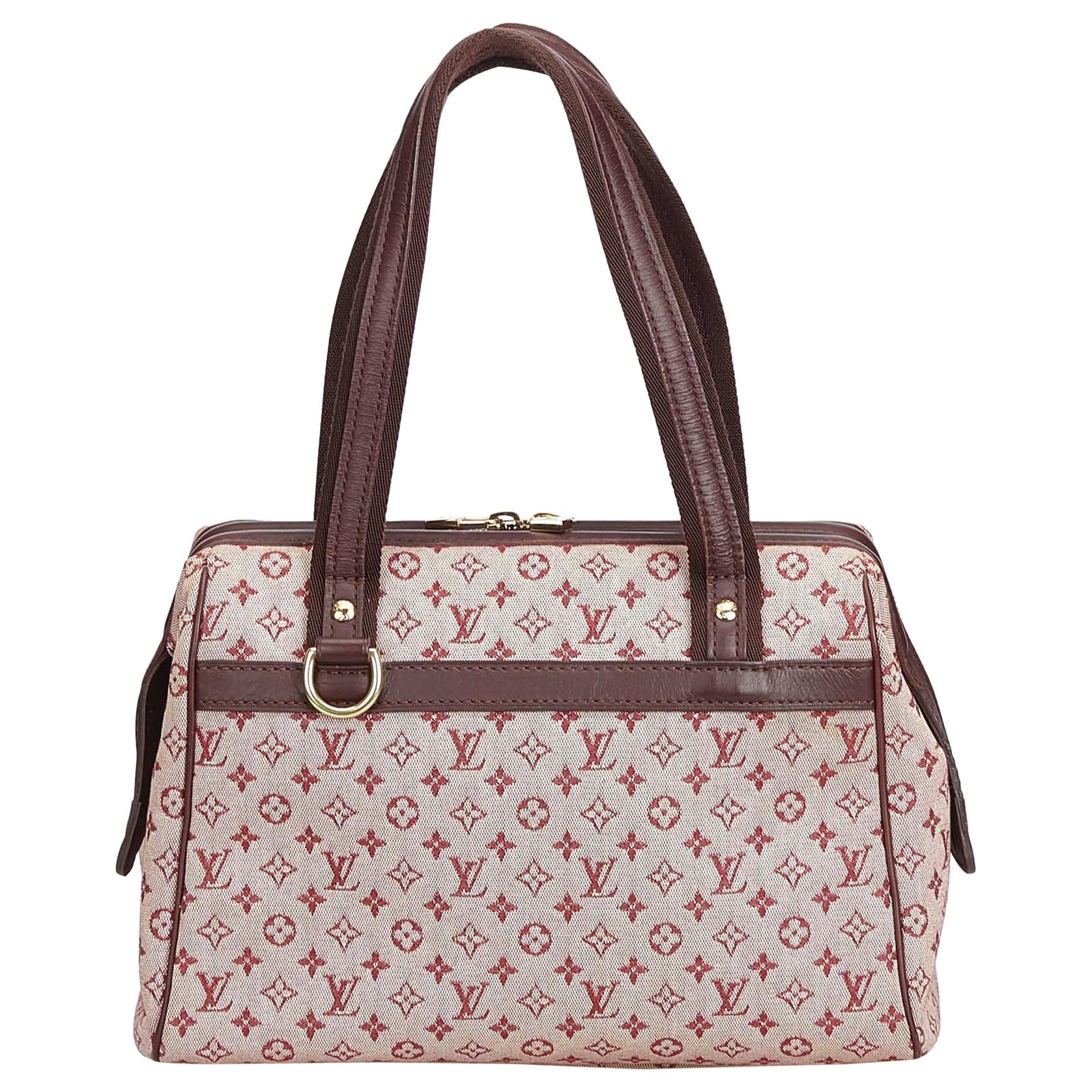 Louis Vuitton Brown Monogram Mini Lin Josephine PM For Sale