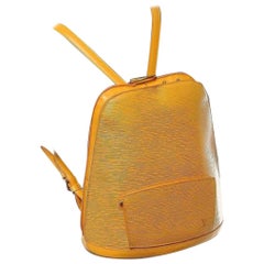 Louis Vuitton Gobelins 232756 Yellow Leather Backpack