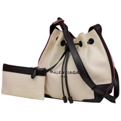 Balenciaga Drawstring Bucket Hobo with Pouch 233109 Cross Body Bag