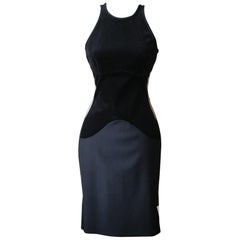 Stella McCartney Velvet Contour Panel Dress