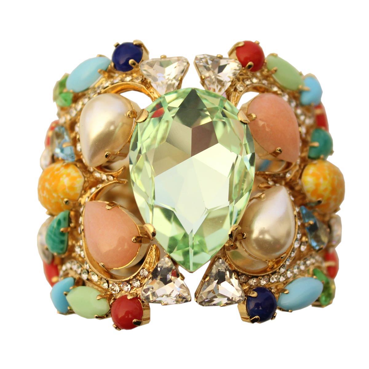Pulsera Carlo Zini Cristales Multicolores en venta