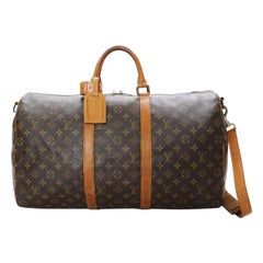 Vintage Louis Vuitton Keepall Bandouliere 50 with Strap 232998 Weekend/Travel Bag