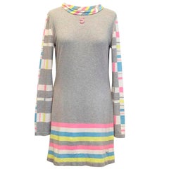 Chanel grey sweater dress US 6