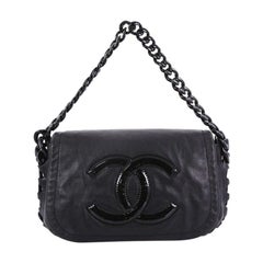  Chanel Resin Modern Chain Flap Bag Lambskin Medium