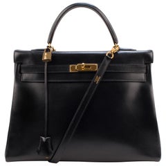 Hermes Kelly 35 box Black