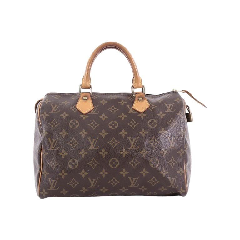 Louis Vuitton Speedy Handbag Monogram Canvas 30