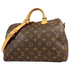 Used Louis Vuitton Speedy Monogram 30 Bandouliere with Strap 232832 Cross Body Bag