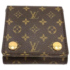 Vintage Louis Vuitton Brown Monogram Jewelry Box 232999 Wallet