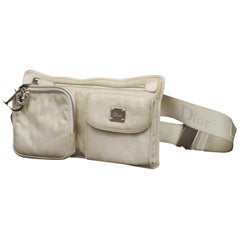 Vintage Dior Ivory Signature Oblique Trotter Belt Fanny Pack 232898 Shoulder Bag