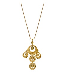 Goossens Paris Gold Pendant Necklace