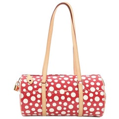 Louis Vuitton Papillon Handbag Monogram Vernis Kusama Infinity Dots 30